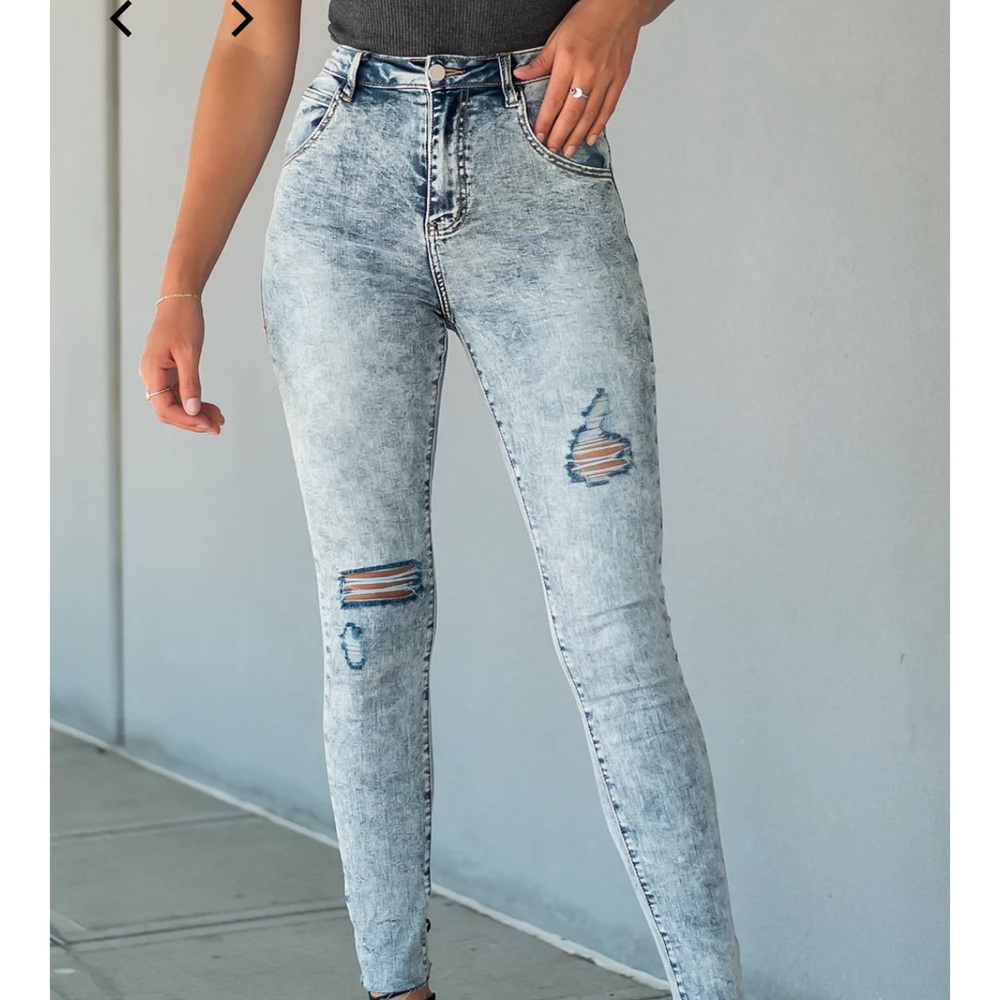 ByEgreis Faded Denim Jeans